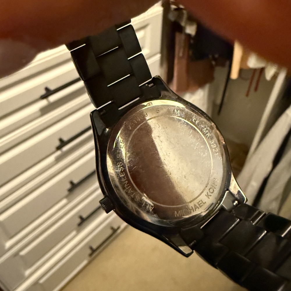 Michael Kors Black Modern Watch - Picture 4 of 4